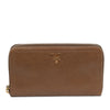 Secondhand Prada Leather Zip Around Long Wallet