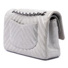 Chanel Medium Classic Chevron Iridescent Lambskin Double Flap Secondhand