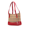 Secondhand Burberry Haymarket Check Canvas Tote