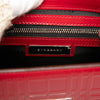 Secondhand Burberry Embossed Patent Leather Top Handle