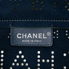 Secondhand Chanel Perforated Calfskin Logo Eyelet Flap