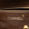 Secondhand Chanel CC Quilted Suede Kiss Lock Handbag