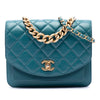 Chanel Small Quilted Calfskin and Caviar Chain Handle Flap Secondhand