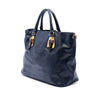 Prada Soft Calfskin Open Convertible Shopping Tote Secondhand
