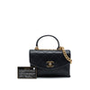 Chanel Small Quilted Lambskin Trendy Spirit Top Handle Bag Secondhand