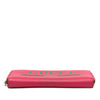 Gucci Grained Calfskin Web Logo Zip Around Wallet Secondhand
