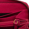 Gucci Grained Calfskin Web Logo Zip Around Wallet Secondhand