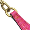 Miu Miu MM Paris Emiuticon Jacquard and Croc Embossed Patent Crystal Chain Crossbody Secondhand
