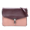 Secondhand Burberry Bicolor Leather Macken Crossbody