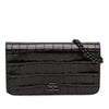 Balenciaga Croc Embossed Leather BB Phone Holder with Chain Secondhand