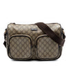 Secondhand Gucci GG Supreme Double Pocket Crossbody