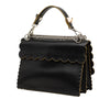 Fendi Medium Scalloped Leather Kan I Satchel Secondhand
