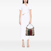 Gucci GG Canvas Web Shoulder Bag Secondhand