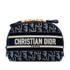 Dior Oblique Embroidered Velvet Cosmetic Pouch Secondhand