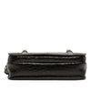 Saint Laurent Large Croc Embossed Leather Charlotte Flap Satchel Secondhand