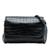 Saint Laurent Croc Embossed Leather Niki Belt Bag Secondhand