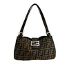 Fendi Zucca Canvas Shoulder Bag Secondhand
