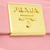 Prada Saffiano Fiocco Bow Long Wallet Secondhand