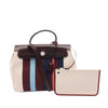 Hermès H Plume Rayures d'Equipage Laquered Herbag Zip 31 Secondhand