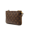 Louis Vuitton Monogram Giant Reverse Double Zip Pochette Secondhand