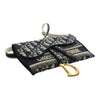 Secondhand Dior Oblique Canvas Embroidered Saddle Slim Belt Pouch