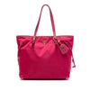 Secondhand Prada Saffiano Trimmed Tessuto Tote