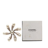 Chanel Gold Plated Faux Pearl Flower Brooch Secondhand