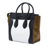 Celine Micro Tricolor Calfskin and Suede Luggage Tote Secondhand