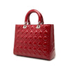 Dior Large Patent Cannage Lady Dior Secondhand