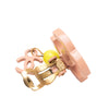 Secondhand Chanel Gold Plated Enamel CC Drop Clip-On Earrings