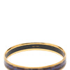 Secondhand Hermès Narrow Horse Horseshoe Cloisonne Enamel Bangle 62