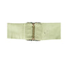 Secondhand Collection Privée Green Stone Suede Belt - '00s