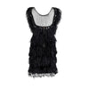 Secondhand 6267 Feather Embroidered Dress - '00s