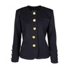 Secondhand Yves Saint Laurent Variation Wool Jacket with Buttons - '80s