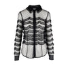 Secondhand Red Valentino Sheer Ruffled Lace Shirt - '10s