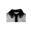 Secondhand Red Valentino Sheer Ruffled Lace Shirt - '10s