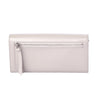 Secondhand Tod’s Double T Grey Leather Continental Wallet with Shoulder Strap - '10s