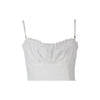 Secondhand Vivienne Westwood White Boned Dress with Belt - '00s