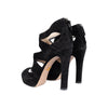 Secondhand Prada Suede Cut Out Open-toe Heels - '10s