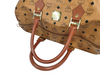 MCM Visetos Handbag Canvas and Leather