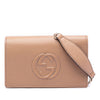 Secondhand Gucci Pebbled Calfskin Soho Wallet On Chain