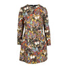 Secondhand Valentino Butterfly Printed Dress - '10s