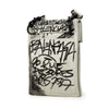Secondhand Balenciaga Small Lambskin Graffiti Explorer Crossbody