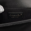 Chanel Old Medium Quilted Perforated Lambskin Boy Flap Secondhand