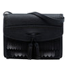 Secondhand Burberry Small Grainy Calfskin Broguing Tassel Macken Crossbody