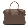 Secondhand Ferragamo Leather Stella Triple Zip Satchel