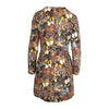 Secondhand Valentino Butterfly Printed Dress - '10s