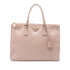 Secondhand Prada Large Saffiano Lux Galleria Double Zip Satchel