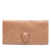 Secondhand Bottega Veneta Nappa Embossed Intrecciato Turnlock Clutch