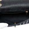 Secondhand Chanel Chevron Python Embossed Calfskin and Suede Single Flap